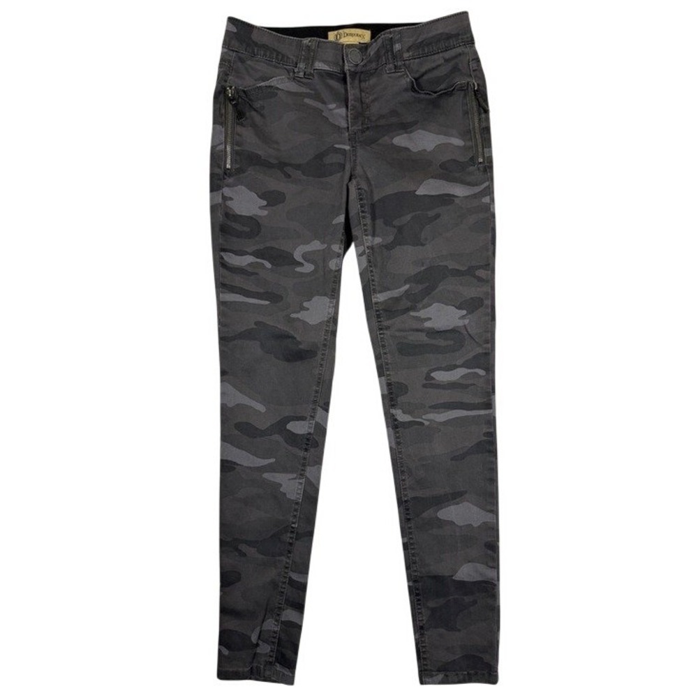 Democracy Ab Technology Grey Camo Skinny Pants Size 6 B1663Q8SM